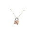 Pendant Lock made of Combination Gold