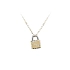 Pendant Lock made of Combination Gold