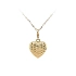 Gold Pendant Heart on Bracelet