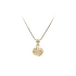 Gold Pendant Sun and Moon Symbol of harmony and balance