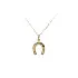 Gold Pendant Horseshoe