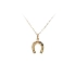 Gold Pendant Horseshoe