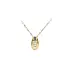 Gold Pendant with Zircon