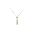 Gold Pendant with Zircons