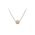 Gold Pendant Ball with Zircons