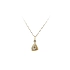 Gold Pendant with Zircons