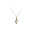 Gold Pendant with Zircons
