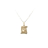 Gold Pendant Aquarius