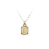 Gold Pendant Gemini