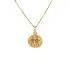 Gold Pendant Sign of the Twins