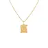 Gold Pendant Letter U