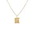 Gold Pendant Letter C