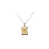 Gold Pendant Letter M