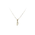 Gold Pendant Letter F