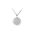 Pendant with White Gold Zircons