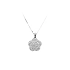 Pendant with White Gold Zircons