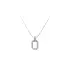Pendant with White Gold Zircons