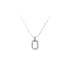 Pendant with White Gold Zircons