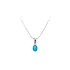 Pendant with Turquoise from White Gold