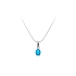 Pendant with Turquoise from White Gold