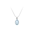Gold Pendant with Blue Stone