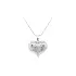Pendant Heart of White Gold