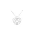 Pendant Heart with Zircons