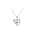 Pendant Heart with Zircons