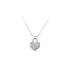 Pendant Heart with Zircons
