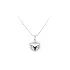 Pendant Heart of White Gold
