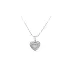 Pendant Heart of White Gold