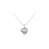 Pendant Heart of White Gold