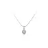 Pendant Heart of White Gold