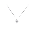 Pendant Heart of White Gold