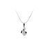 Pendant with White Gold Zircons