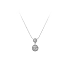 Pendant with White Gold Zircons