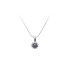 Pendant with Pearl and Zircones White Gold
