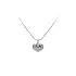 Pendant Heart of White Gold