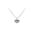 Pendant Heart of White Gold