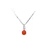 Pendant with White Gold Coral