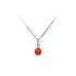 Pendant with White Gold Coral