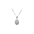 Pendant with White Gold Zircons