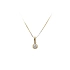 Gold Pendant Solitaire with Zircon