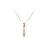 Gold Pendant with Zircon