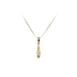 Gold Pendant with Zircon