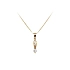 Gold Pendant with Zircons