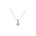 Pendant with White Gold Zircons