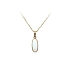 Gold Pendant with Opal