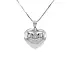 White Gold Heart Pendant