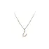 Gold Pendant Letter U